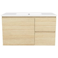 Nevada 900mm Wall Hung Vanity with Ceramic Countertop